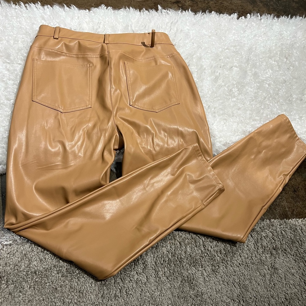 Pleather pants